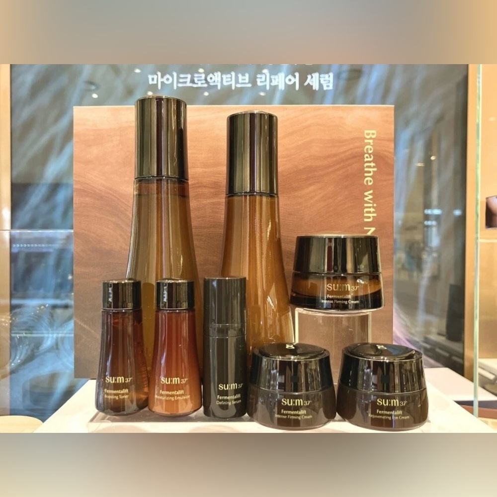 SU:M37 Fermentalift Anti-aging Basic Skin care Trio Set SUM37 K-Beauty